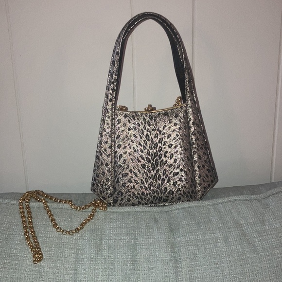 Rare Designer Inge Christopher Cheetah pattern purse - Picture 3 of 7
